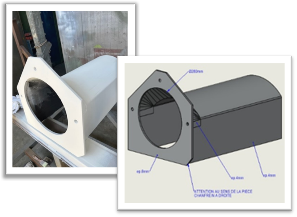 JUIN 2024 – FABRICATION EN ATELIER D&rsquo;UN MOULE A BORDURE